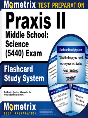 cover image of Praxis II Middle School: Science (5440) Exam Flashcard Study System